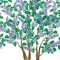 Large Lilac Tree Wall Stencil | 3347 by Designer Stencils | Floral Stencils | Reusable Art Craft Stencils for Painting on Walls, Canvas, Wood | Reusable Plastic Paint Stencil for Home Makeover | Easy to Use & Clean Art Stencil